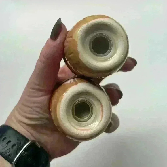 Ceramic Acorn Salt And Pepper Shaker Set Japan Thanksgiving Autumn Fall Decor - Picture 5 of 5